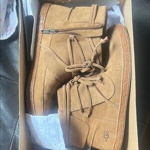 UGG Women's Tan Suede Ankle Boots